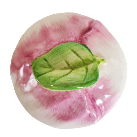 Vintage Teapot The Bombay Company Pink Tulip Ceramic with Lid Taiwan 1992 - Picture 5 of 11